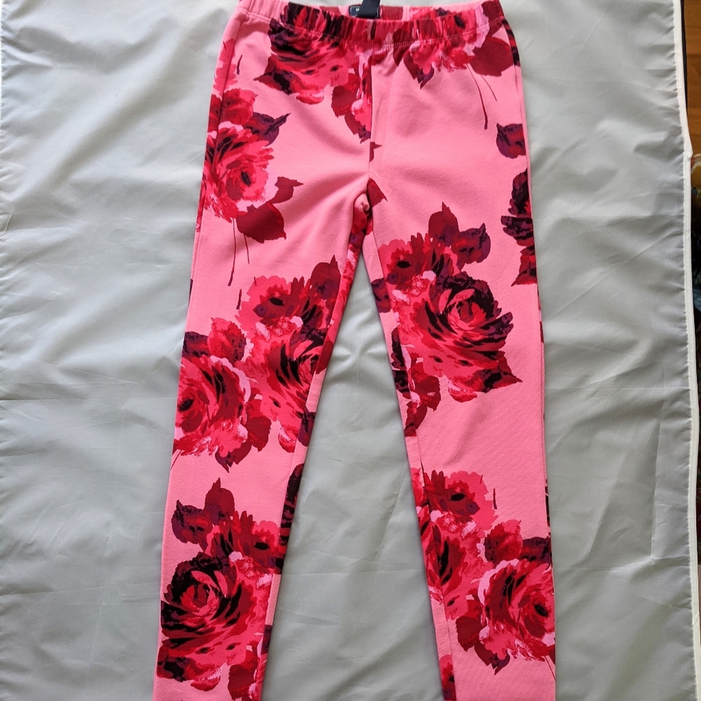 Pink Floral Gap leggings
